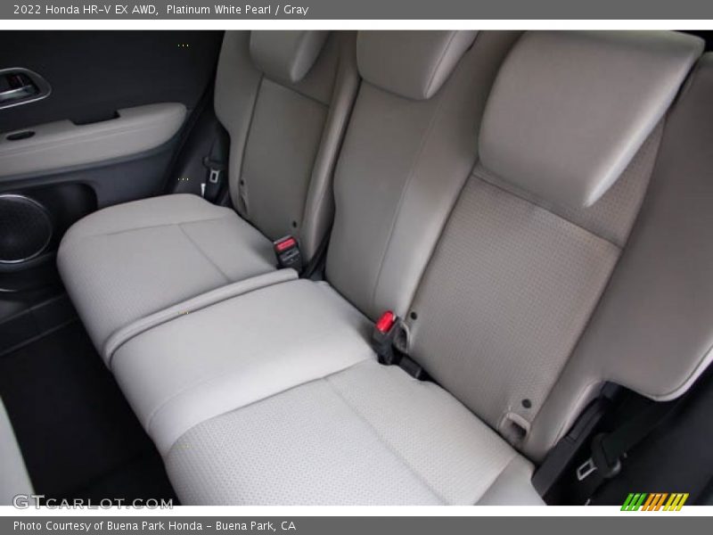 Platinum White Pearl / Gray 2022 Honda HR-V EX AWD