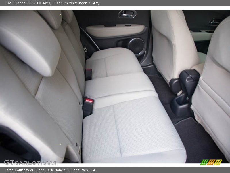 Platinum White Pearl / Gray 2022 Honda HR-V EX AWD