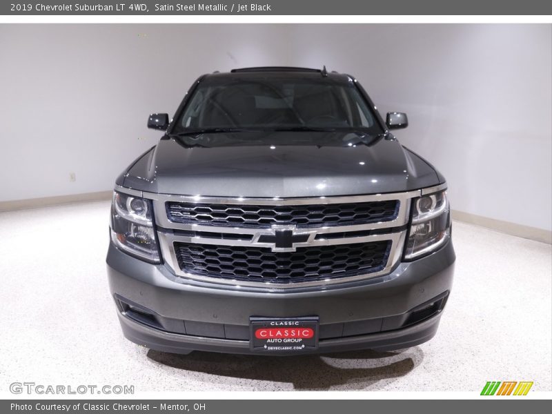 Satin Steel Metallic / Jet Black 2019 Chevrolet Suburban LT 4WD