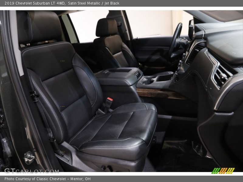 Satin Steel Metallic / Jet Black 2019 Chevrolet Suburban LT 4WD