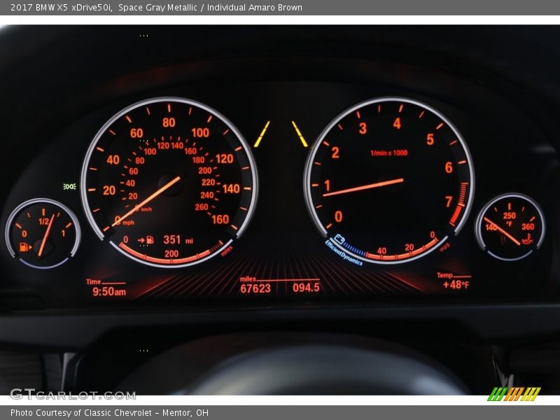 Space Gray Metallic / Individual Amaro Brown 2017 BMW X5 xDrive50i