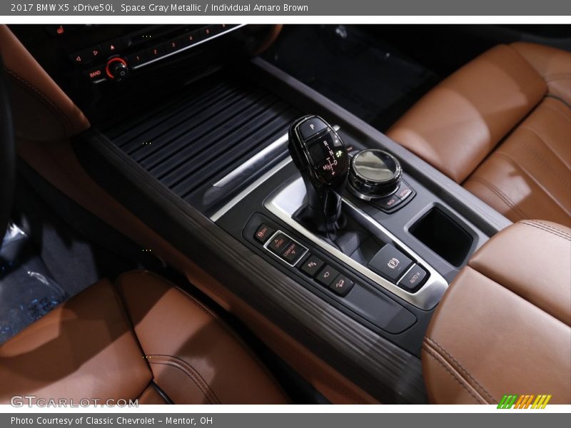 Space Gray Metallic / Individual Amaro Brown 2017 BMW X5 xDrive50i
