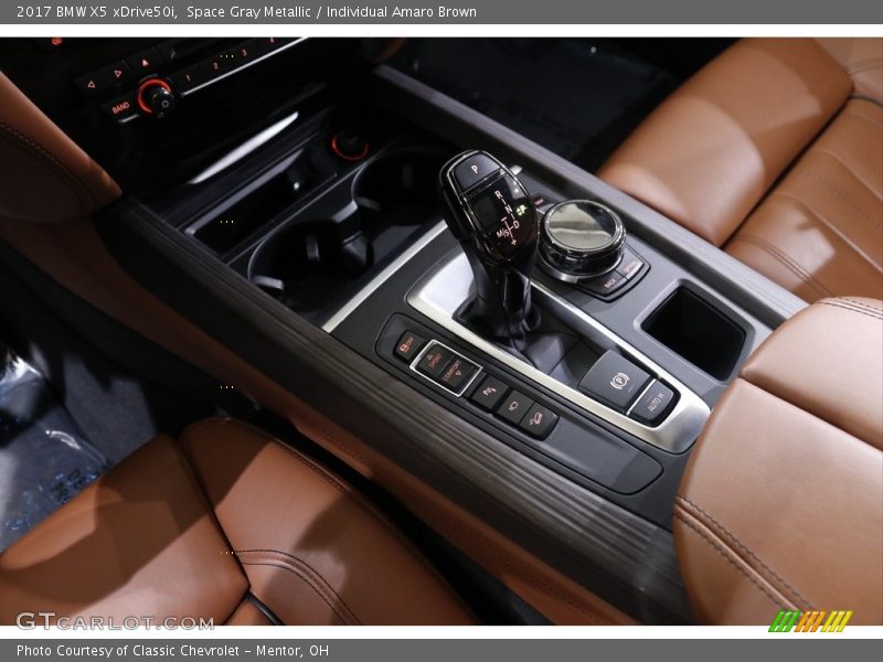 Space Gray Metallic / Individual Amaro Brown 2017 BMW X5 xDrive50i