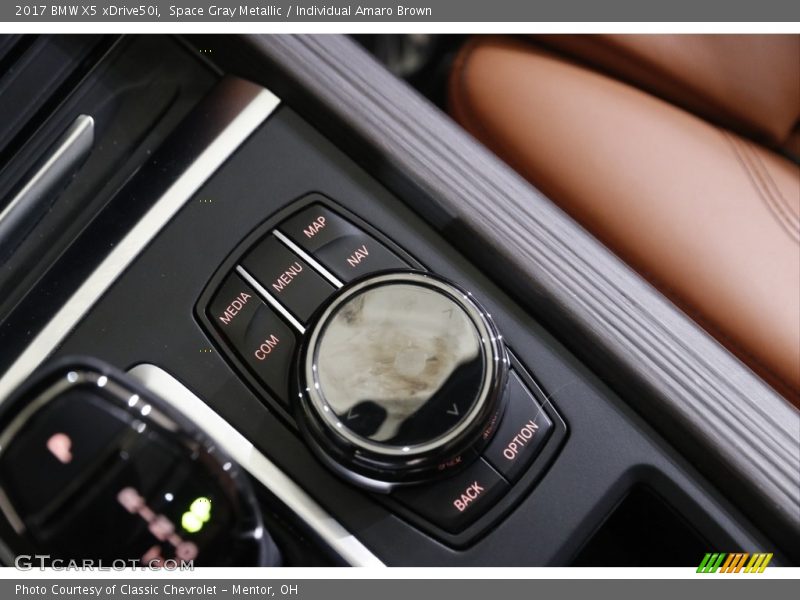 Space Gray Metallic / Individual Amaro Brown 2017 BMW X5 xDrive50i