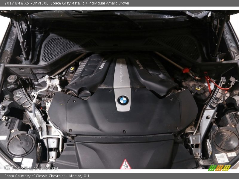 Space Gray Metallic / Individual Amaro Brown 2017 BMW X5 xDrive50i