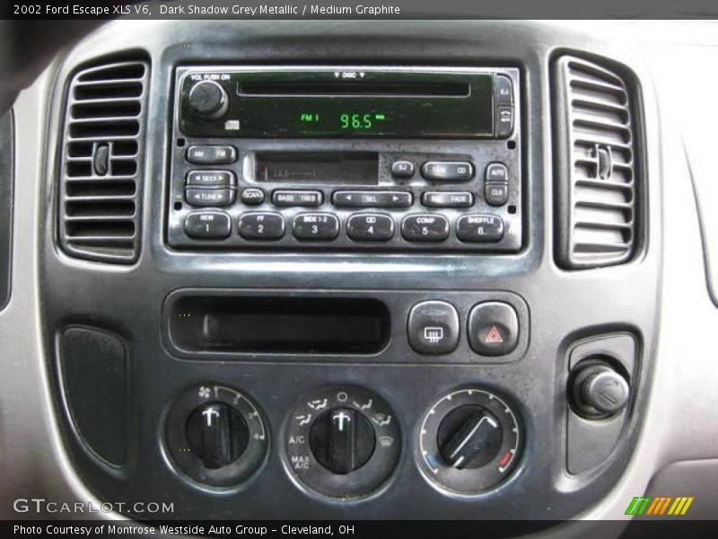 Dark Shadow Grey Metallic / Medium Graphite 2002 Ford Escape XLS V6