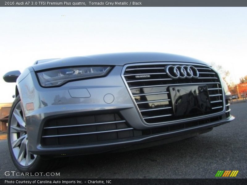 Tornado Grey Metallic / Black 2016 Audi A7 3.0 TFSI Premium Plus quattro