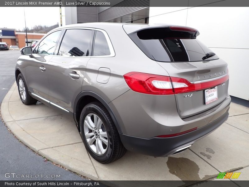 Luxe Silver / Cappuccino 2017 Lincoln MKX Premier AWD