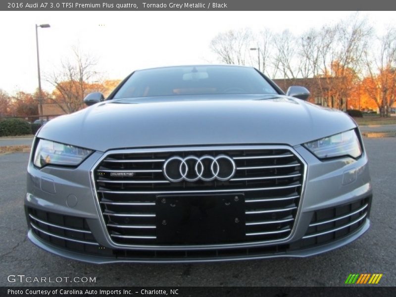 Tornado Grey Metallic / Black 2016 Audi A7 3.0 TFSI Premium Plus quattro