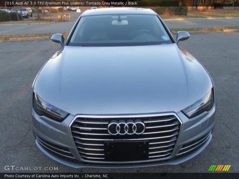 Tornado Grey Metallic / Black 2016 Audi A7 3.0 TFSI Premium Plus quattro