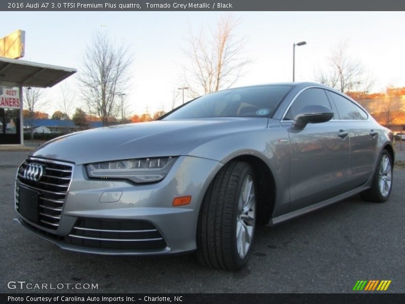 Tornado Grey Metallic / Black 2016 Audi A7 3.0 TFSI Premium Plus quattro