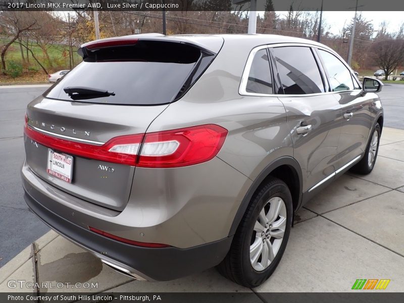 Luxe Silver / Cappuccino 2017 Lincoln MKX Premier AWD