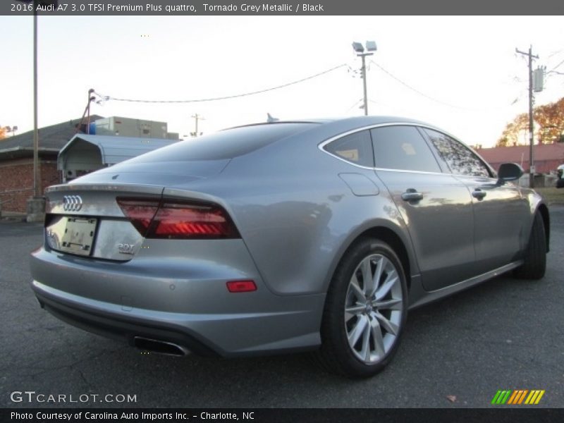 Tornado Grey Metallic / Black 2016 Audi A7 3.0 TFSI Premium Plus quattro