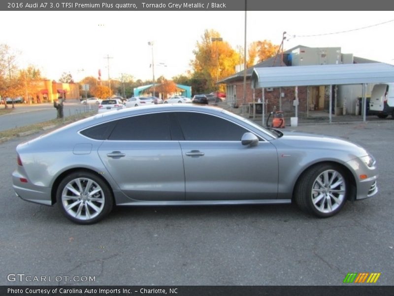 Tornado Grey Metallic / Black 2016 Audi A7 3.0 TFSI Premium Plus quattro
