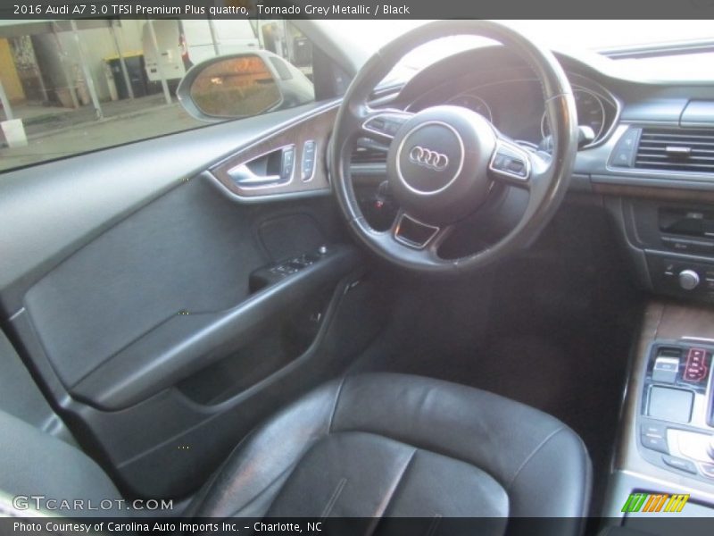Tornado Grey Metallic / Black 2016 Audi A7 3.0 TFSI Premium Plus quattro