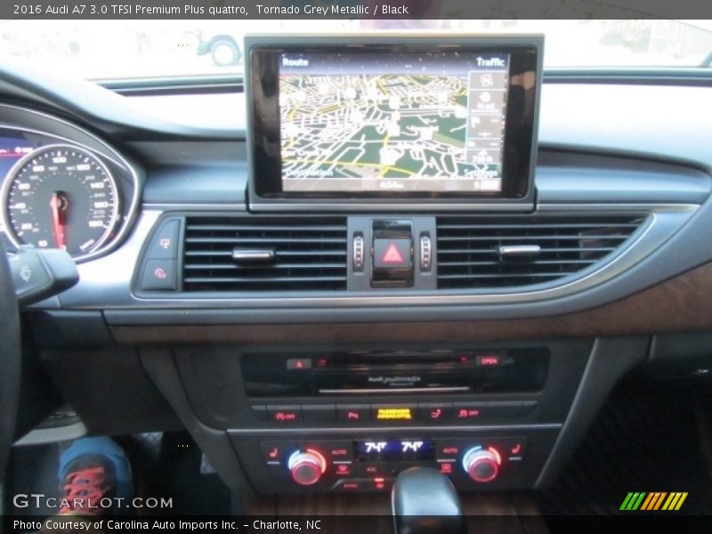 Tornado Grey Metallic / Black 2016 Audi A7 3.0 TFSI Premium Plus quattro