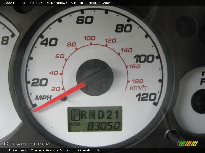 Dark Shadow Grey Metallic / Medium Graphite 2002 Ford Escape XLS V6
