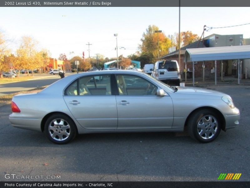 Millennium Silver Metallic / Ecru Beige 2002 Lexus LS 430