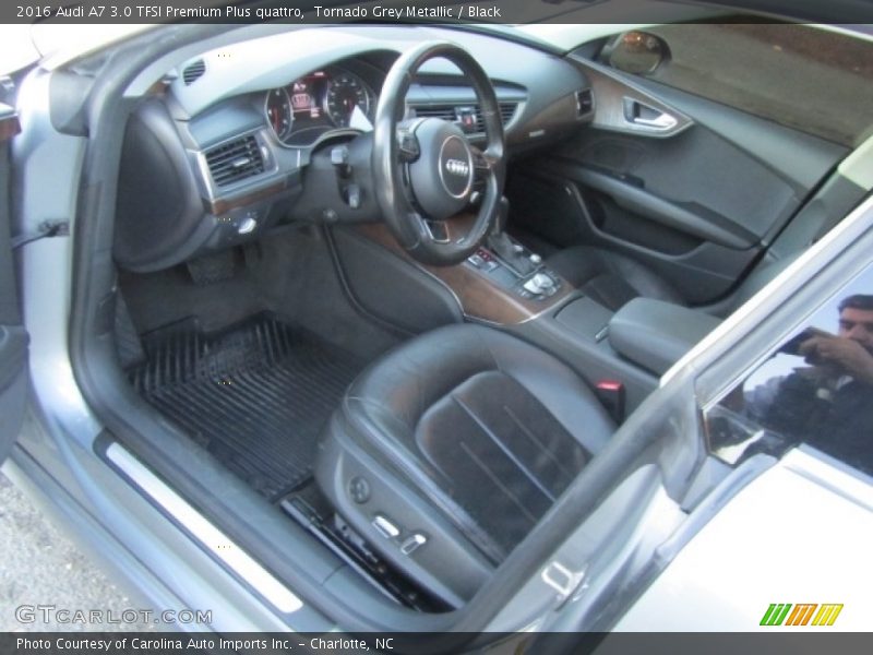 Tornado Grey Metallic / Black 2016 Audi A7 3.0 TFSI Premium Plus quattro