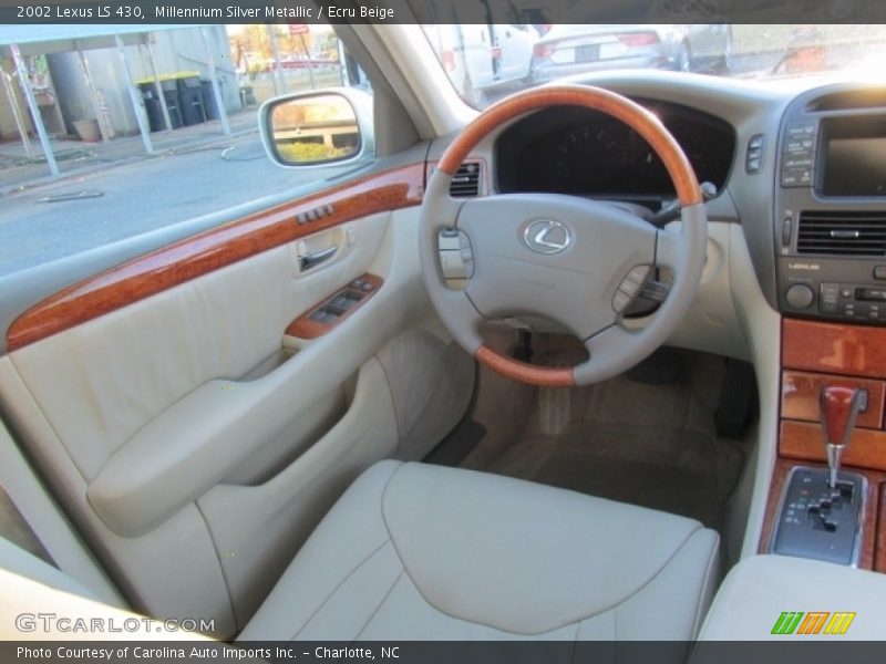 Millennium Silver Metallic / Ecru Beige 2002 Lexus LS 430