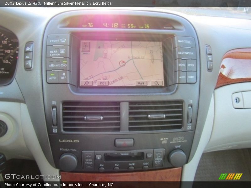 Millennium Silver Metallic / Ecru Beige 2002 Lexus LS 430