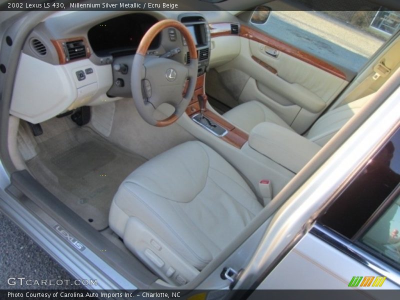 Millennium Silver Metallic / Ecru Beige 2002 Lexus LS 430