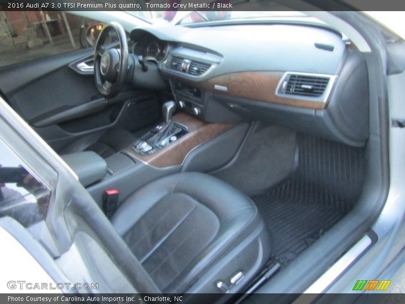 Tornado Grey Metallic / Black 2016 Audi A7 3.0 TFSI Premium Plus quattro