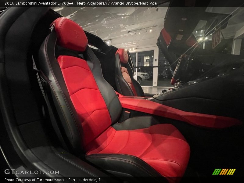 Front Seat of 2016 Aventador LP700-4