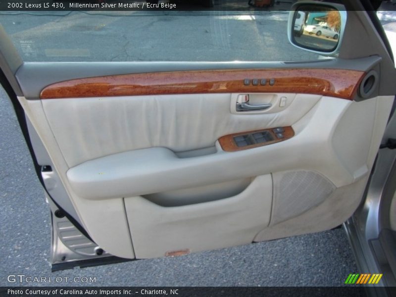 Millennium Silver Metallic / Ecru Beige 2002 Lexus LS 430