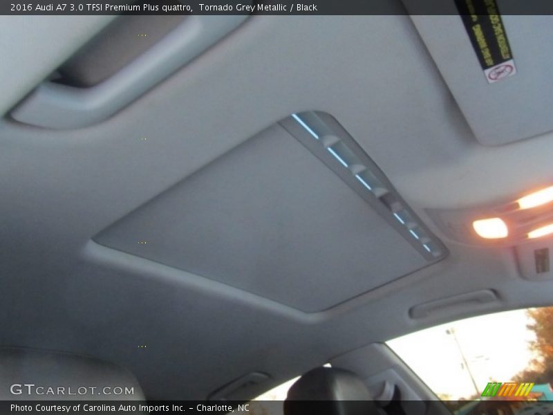 Tornado Grey Metallic / Black 2016 Audi A7 3.0 TFSI Premium Plus quattro