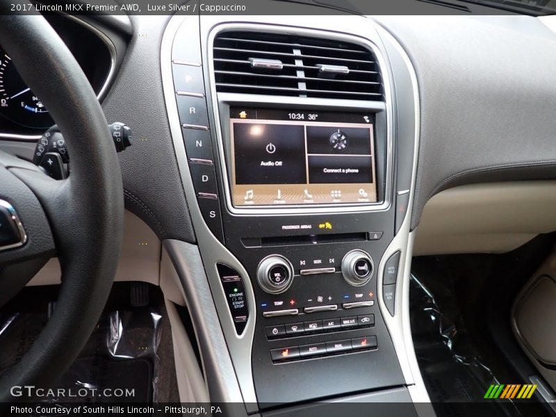 Controls of 2017 MKX Premier AWD