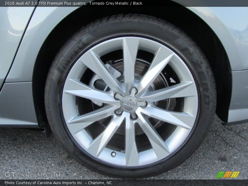 Tornado Grey Metallic / Black 2016 Audi A7 3.0 TFSI Premium Plus quattro