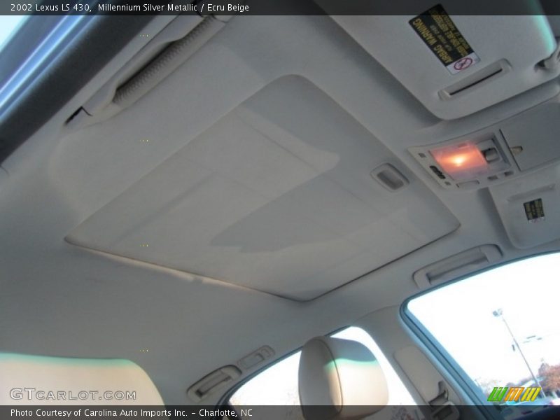 Millennium Silver Metallic / Ecru Beige 2002 Lexus LS 430