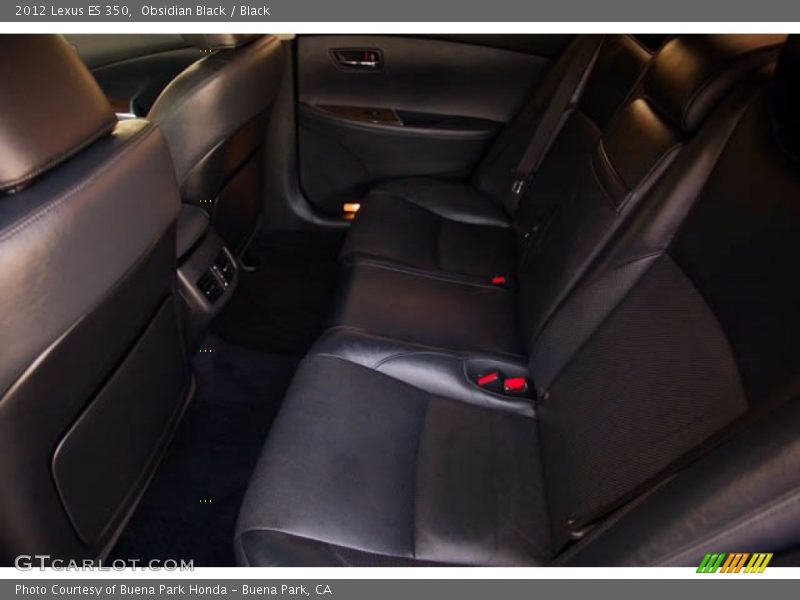 Obsidian Black / Black 2012 Lexus ES 350