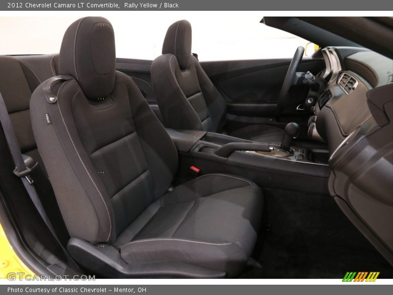 Rally Yellow / Black 2012 Chevrolet Camaro LT Convertible