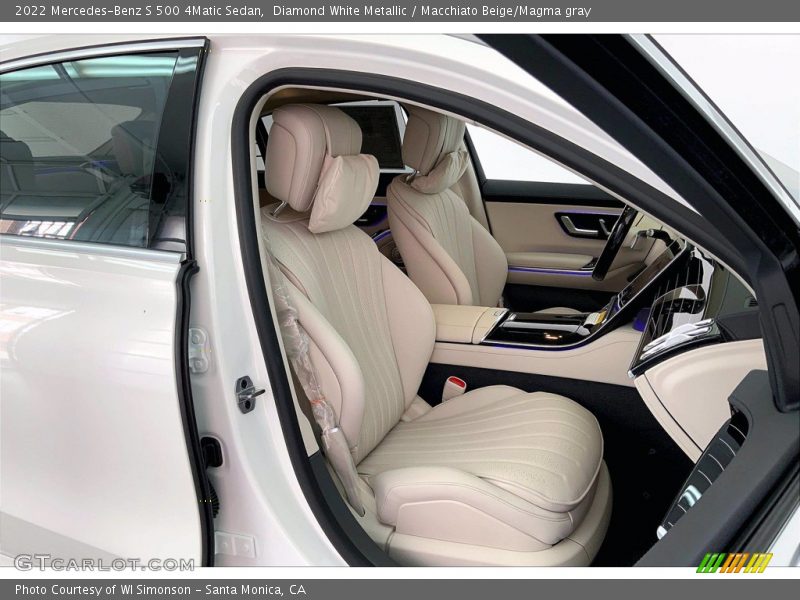 Front Seat of 2022 S 500 4Matic Sedan