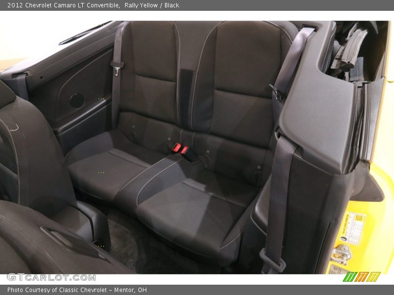 Rally Yellow / Black 2012 Chevrolet Camaro LT Convertible