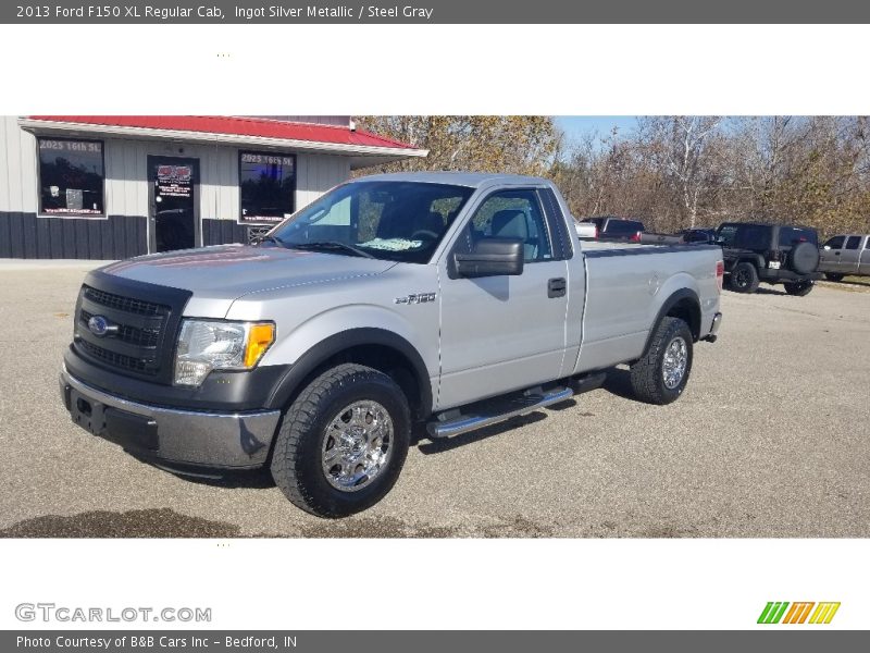 Ingot Silver Metallic / Steel Gray 2013 Ford F150 XL Regular Cab