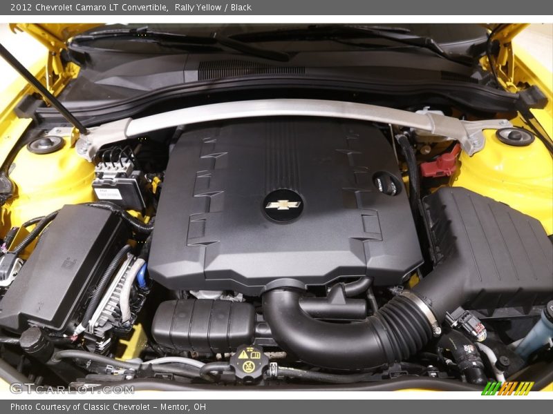 Rally Yellow / Black 2012 Chevrolet Camaro LT Convertible