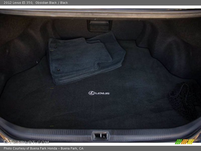 Obsidian Black / Black 2012 Lexus ES 350