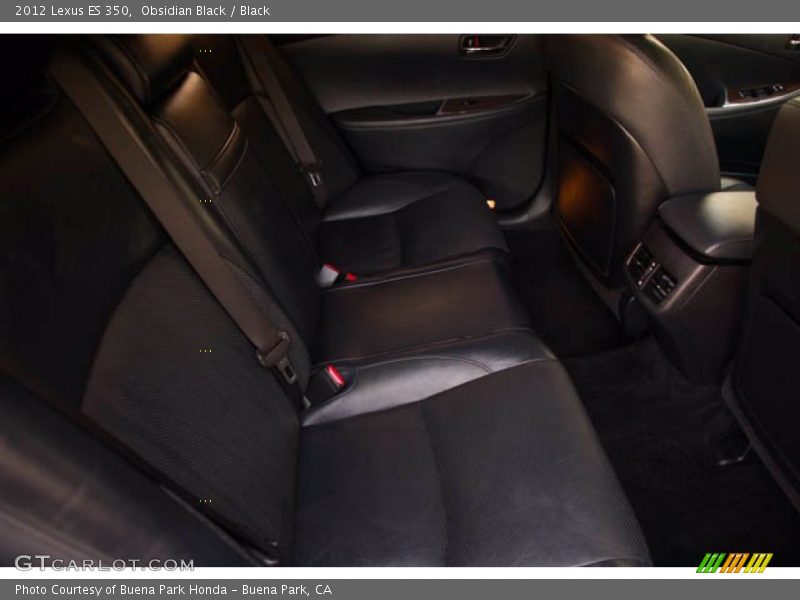 Obsidian Black / Black 2012 Lexus ES 350