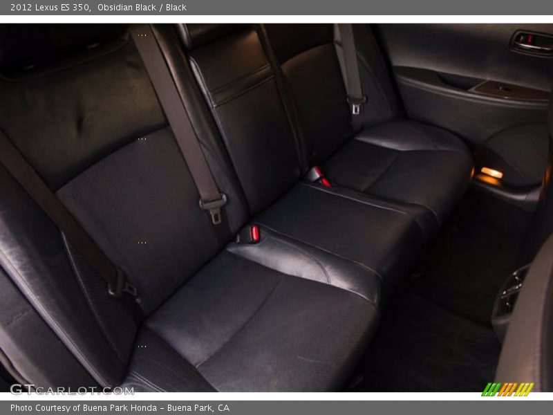 Obsidian Black / Black 2012 Lexus ES 350