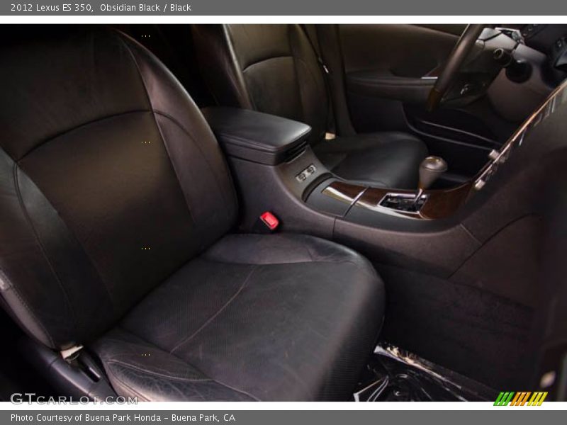 Obsidian Black / Black 2012 Lexus ES 350