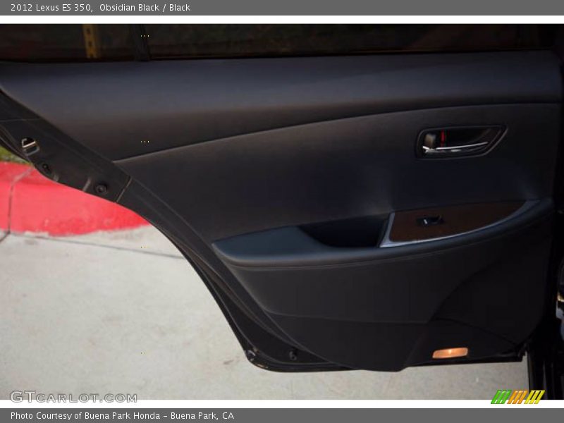 Obsidian Black / Black 2012 Lexus ES 350