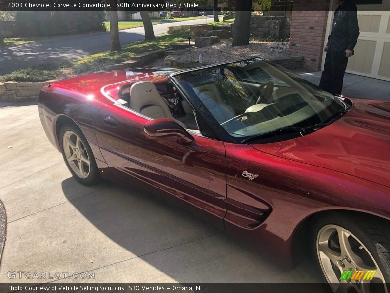 50th Anniversary Red / Shale 2003 Chevrolet Corvette Convertible