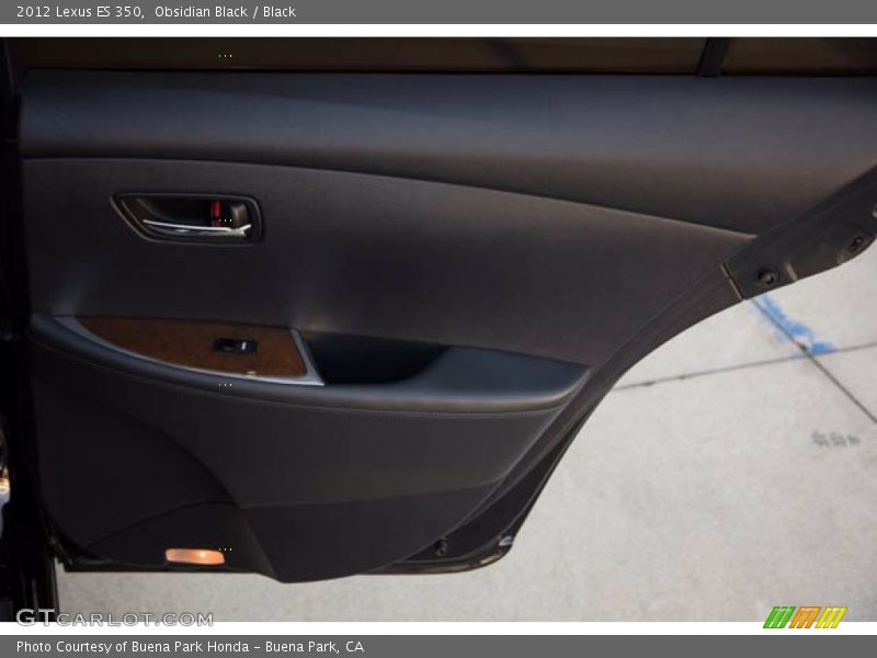 Obsidian Black / Black 2012 Lexus ES 350
