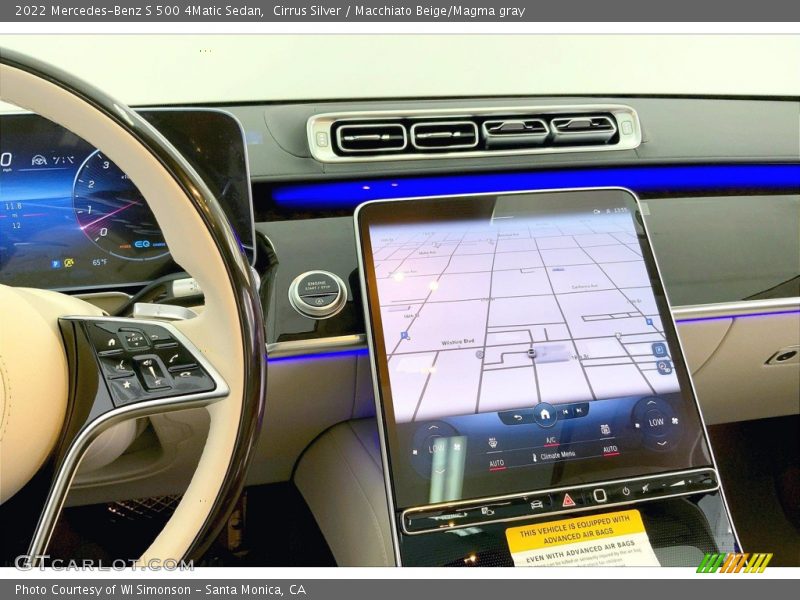 Navigation of 2022 S 500 4Matic Sedan