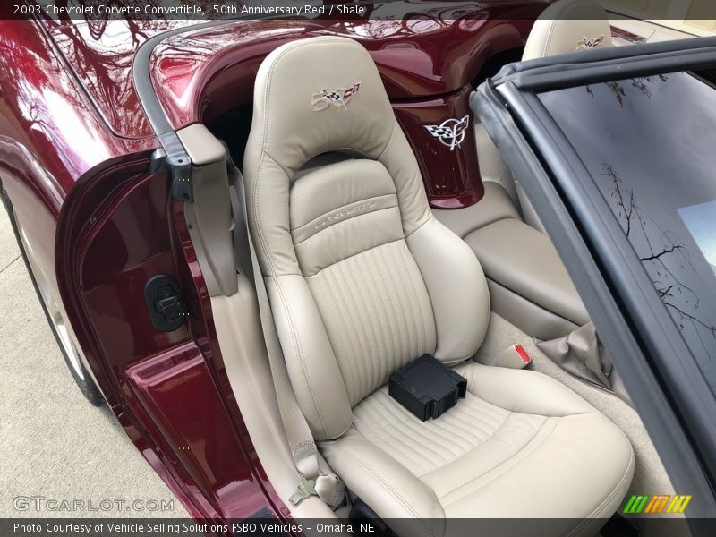 50th Anniversary Red / Shale 2003 Chevrolet Corvette Convertible