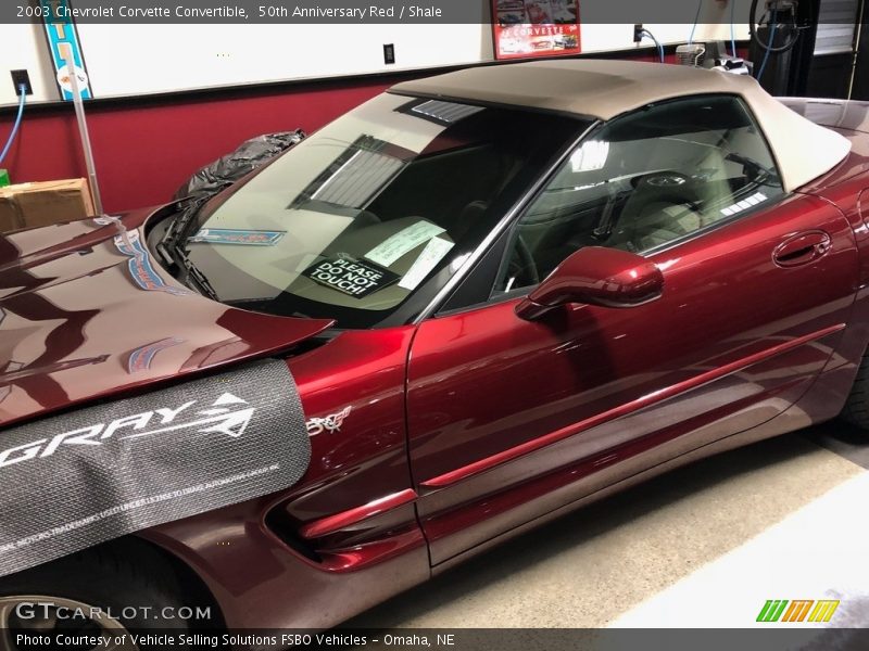 50th Anniversary Red / Shale 2003 Chevrolet Corvette Convertible