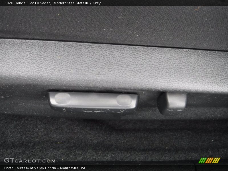 Modern Steel Metallic / Gray 2020 Honda Civic EX Sedan